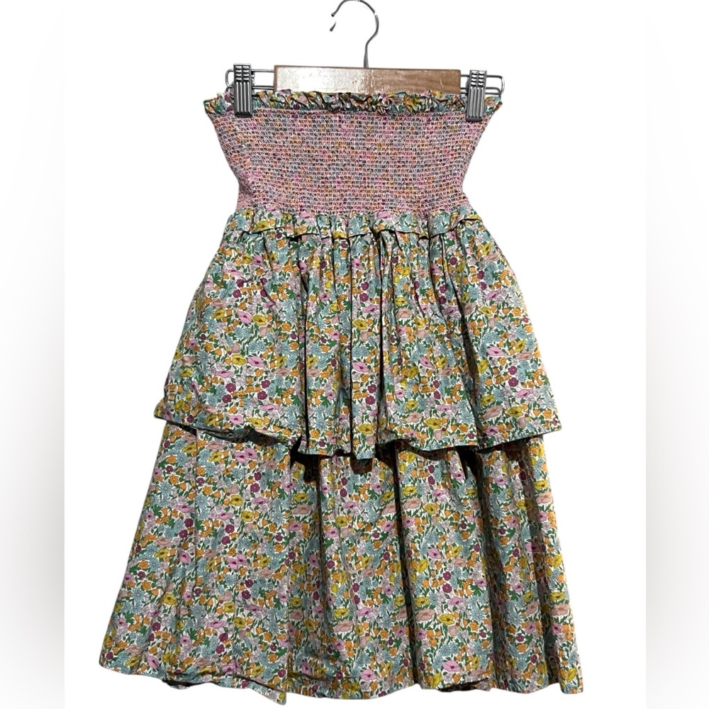 The New Society Andreas Special Skirt Liberty Smocked Size 12 Tiered - Picture 2 of 6